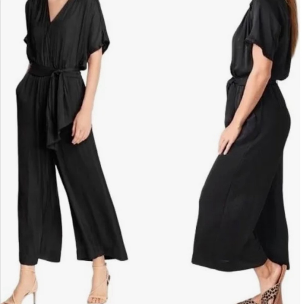 Brochu Walker Silk black jumpsuit
